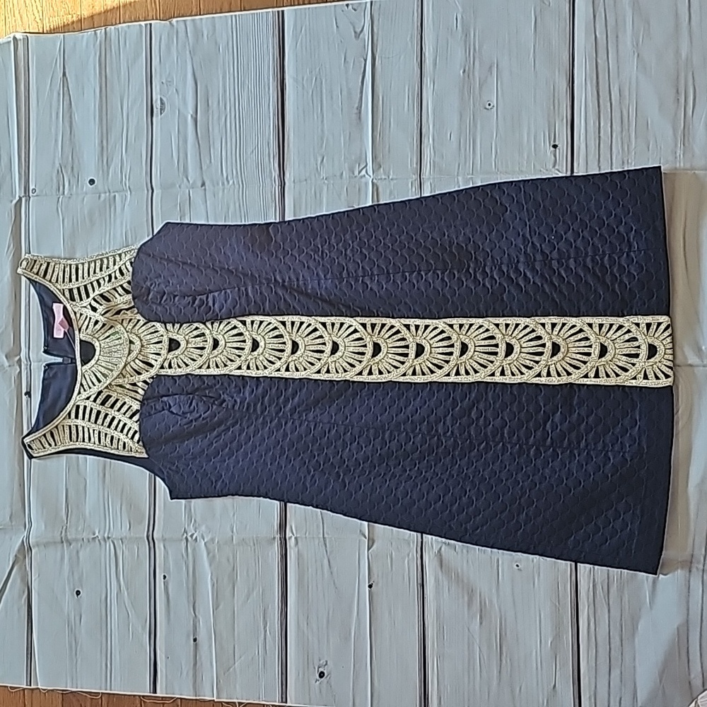 Lilly Pulitzer Tana Shift Dress - Navy